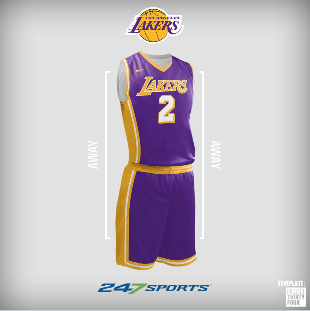 lakers jersey concept