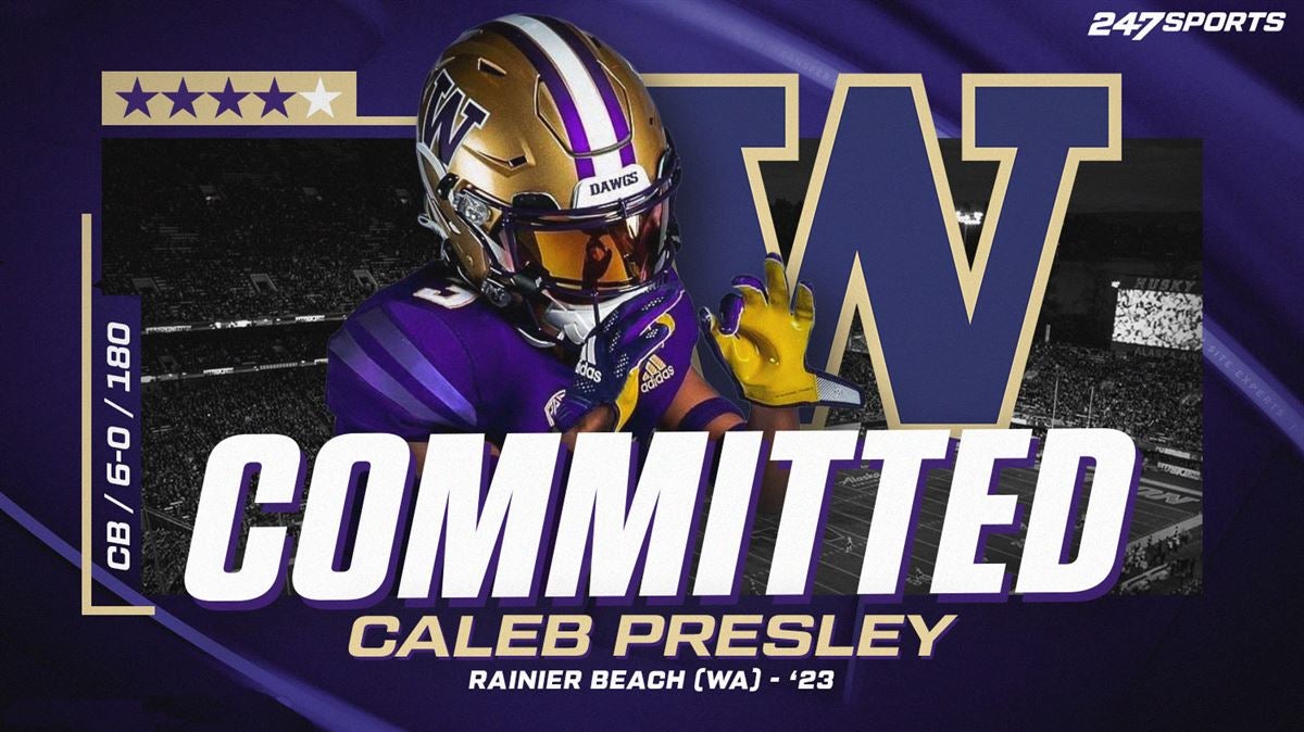 Woof: Washington Flips Local 4-Star Cornerback Caleb Presley - UW Dawg Pound