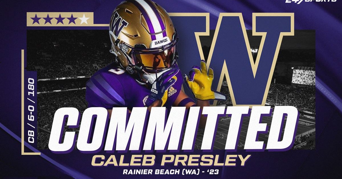 Top247 CB Caleb Presley flips commitment to the hometown Washington Huskies