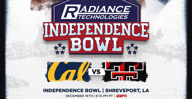 Cal Faces Texas Tech At Independence Bowl - California Golden