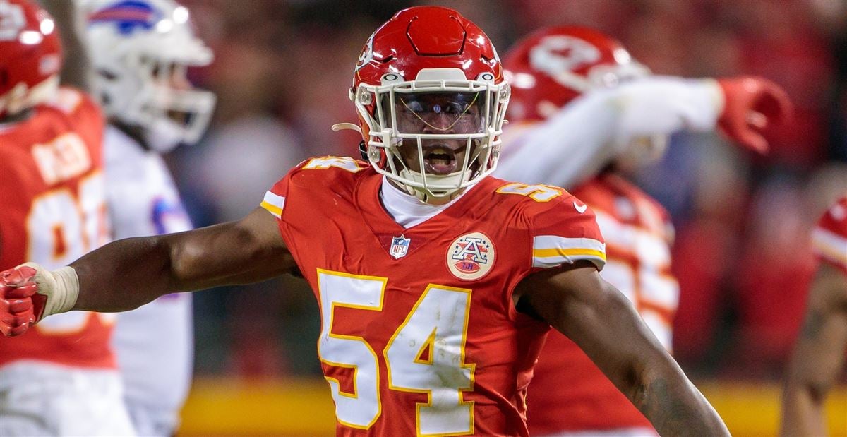 Kansas City Chiefs linebacker Nick Bolton (32) rushes during an NFL  football game against the Las Vegas Raiders Monday, Oct. 10, 2022, in Kansas  City, Mo. (AP Photo/Peter Aiken Stock Photo - Alamy