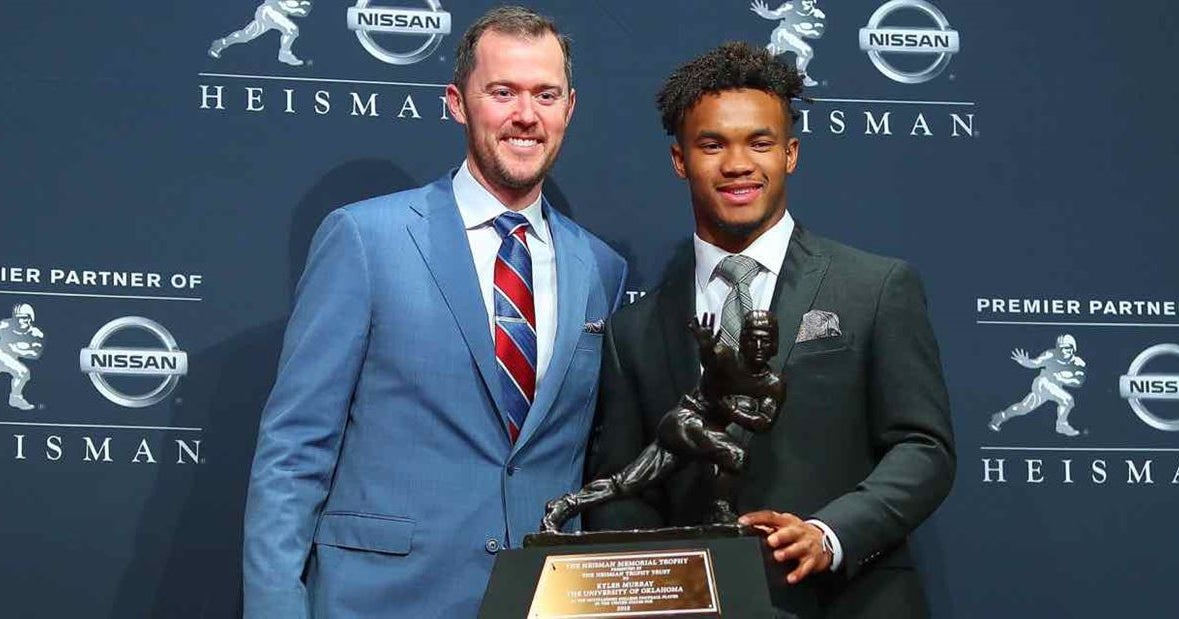 Lincoln Riley/Kyler Murray meet with media following Heisman