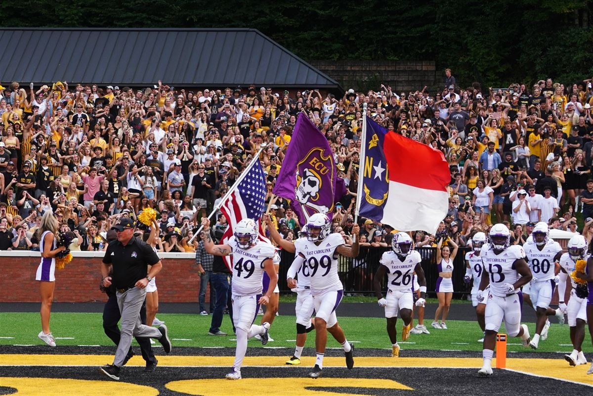 Appalachian State Tops East Carolina, 43-28 - East Carolina University  Athletics