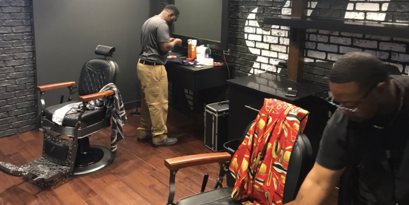 First Look At Alabama S In House Barbershop At Grand Opening