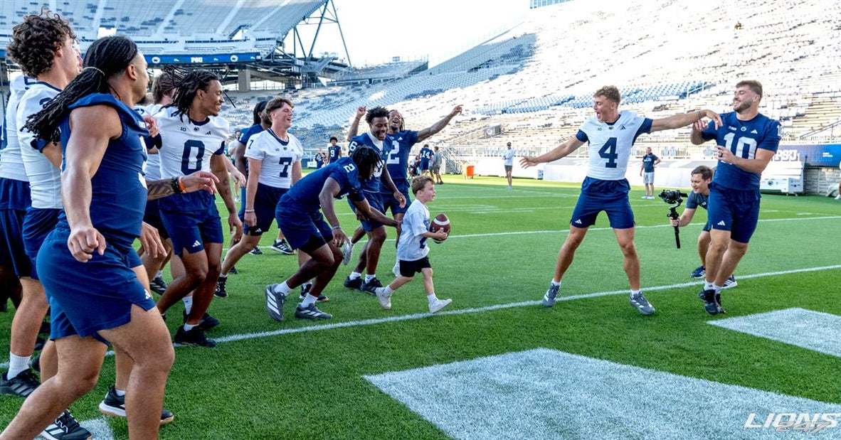 ‘It’s the best day’: Penn State gives back with first Victory Day on eve of 2026 season