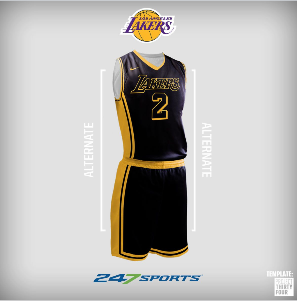 lakers uniform 2019