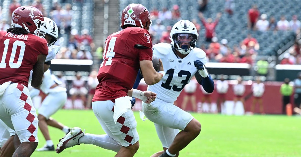Penn State moves up in Coaches Poll after 27-9 win at Temple