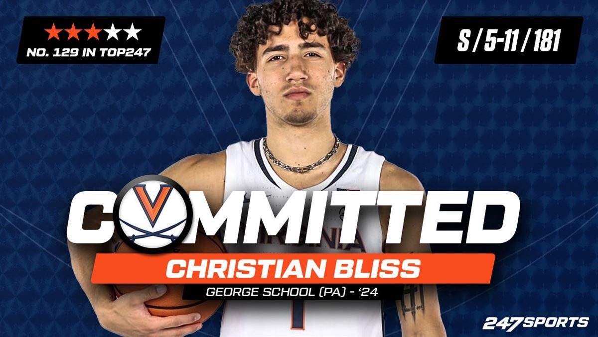 Top150 guard Christian Bliss commits to Virginia