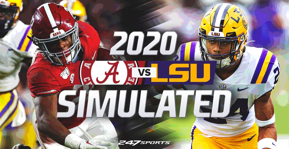 Live: Simulating 20 best games of 2020 (Alabama at LSU)