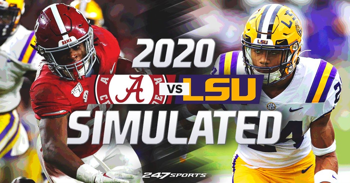 Live Simulating 20 best games of 2020 (Alabama at LSU)