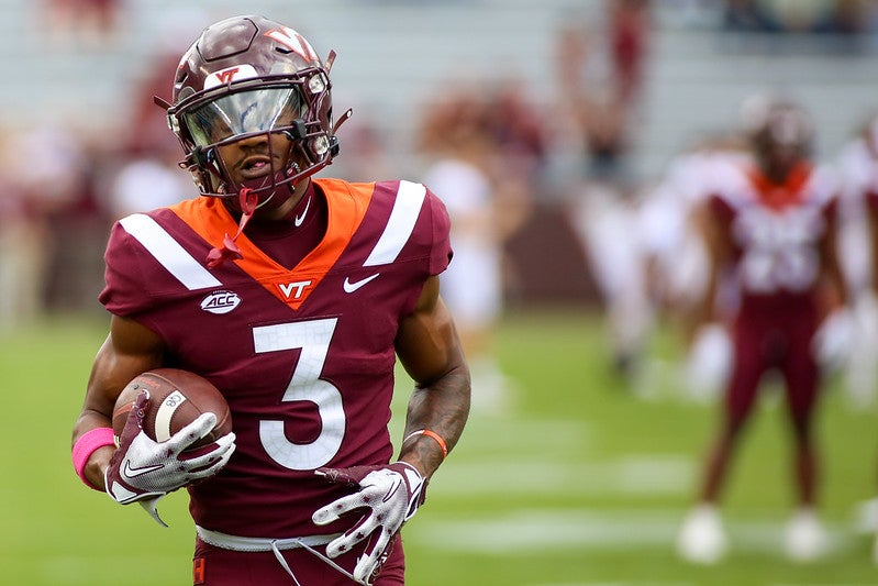 Virginia Tech receiver transfer Da'Wain Lofton commits to Oklahoma State