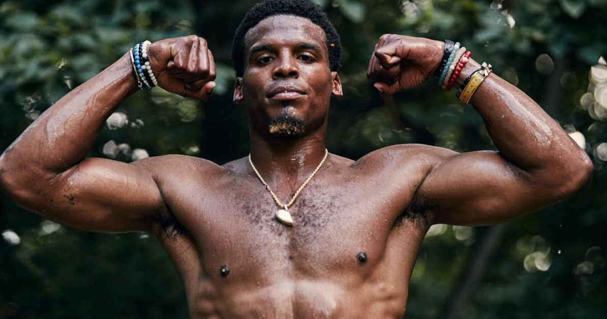 LOOK Slimmeddown Cam Newton shares shirtless photo