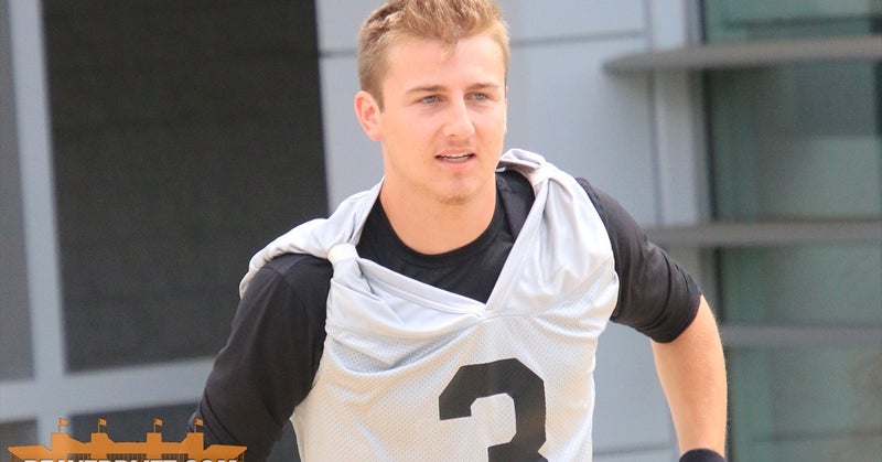 Tristan Gebbia guides a deep, young quarterback group