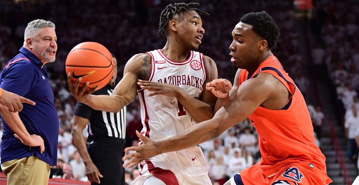 Arkansas beats No. 1 Auburn in OT, 80-76