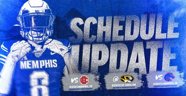 Memphis football deals schedule