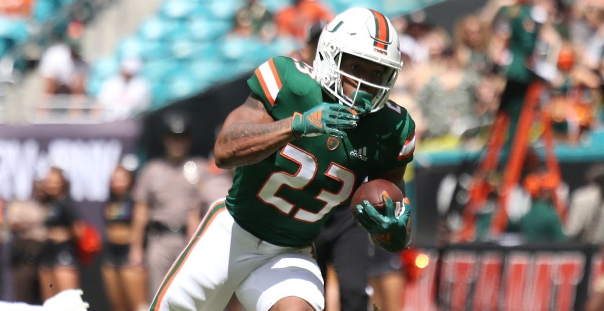 XFL Center on X: D.C. Defenders sign RB Cam'Ron Harris. Harris played  college ball at Miami, where he ran for 1,794 yards on 339 carries in 38  games before going undrafted in