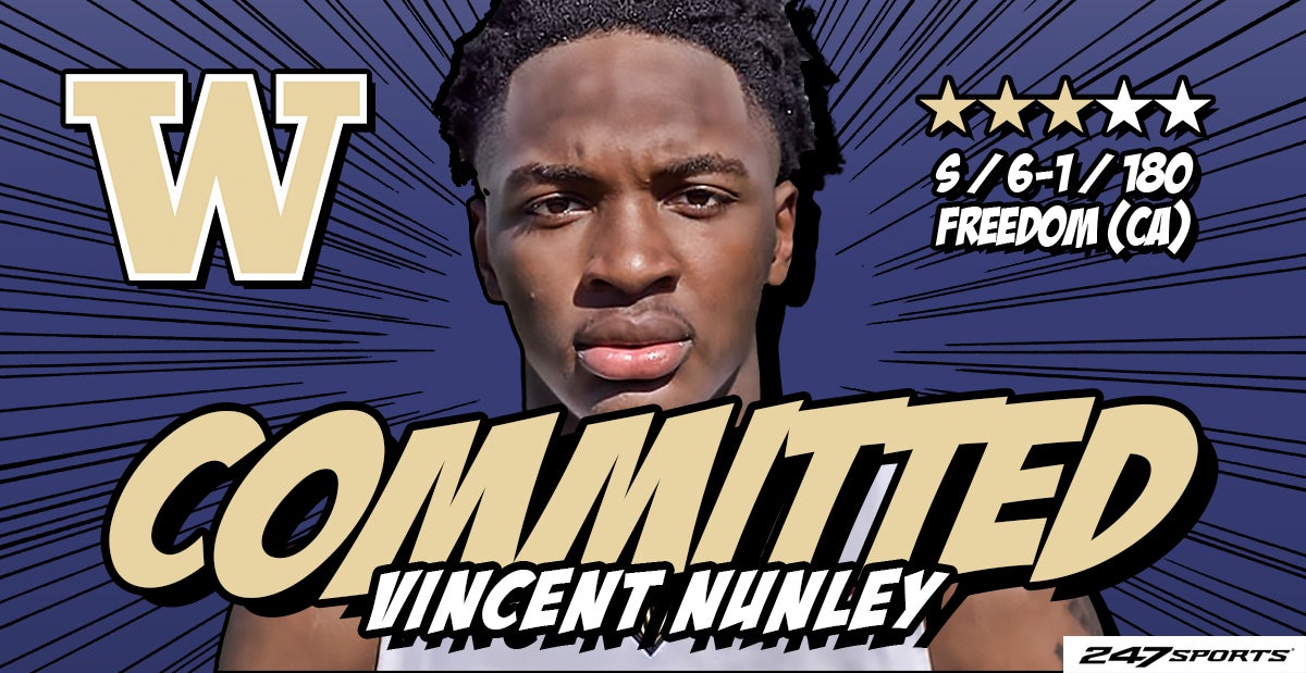 Woof: Washington Huskies Land 2021 3-Star Safety Vincent Nunley