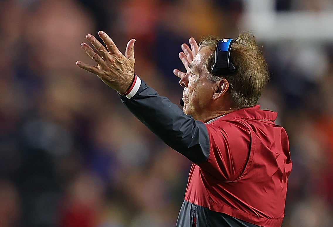 Everything Nick Saban Said After Alabama's 27-24 Win Over Auburn In The ...