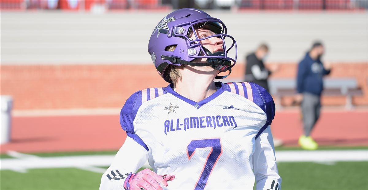 Landon Samson Receives 2022 All-American Bowl Jersey - Southlake