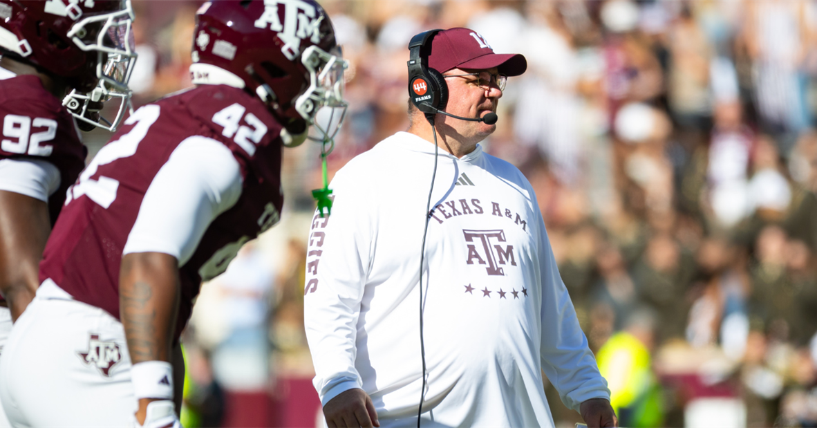 Everything Texas A&M head coach Mike Elko said after Saturday's 48-0 ...