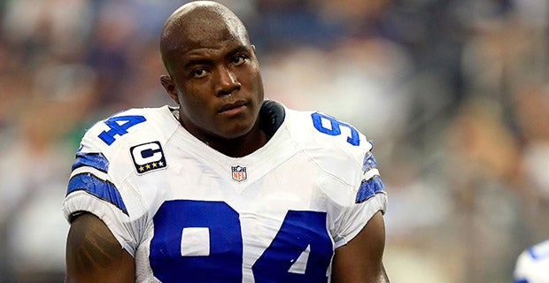 Former linebacker DeMarcus Ware reacts to Los Angeles Chargers WR