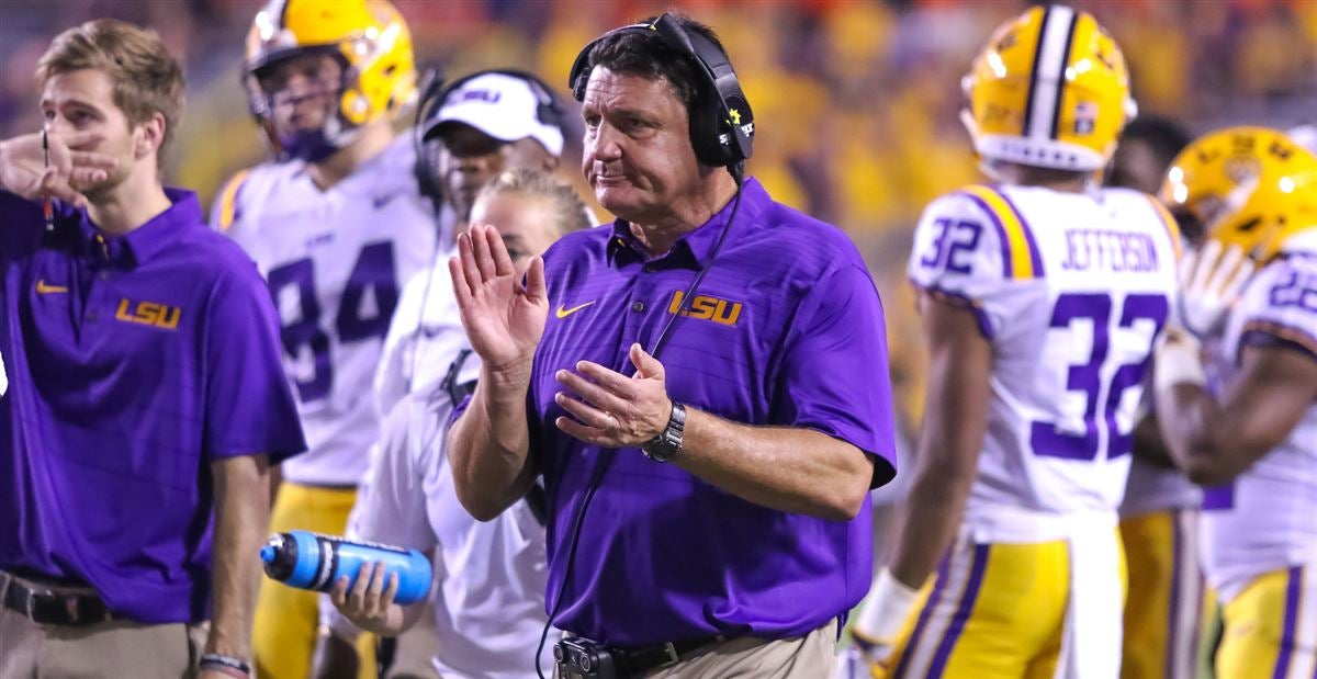 Louisiana offensive analyst and tight end coach Parker Orgeron talks with  players during the third quarter of an NCAA college football game against  Florida State on Saturday, Nov. 19, 2022, in Tallahassee