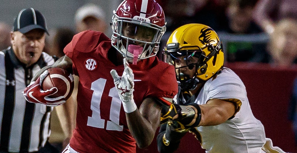 Alabama Wide Receiver Henry Ruggs III Has The Speed
