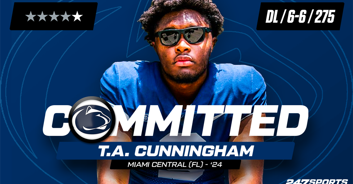 Four-star DL T.A. Cunningham commits to Penn State