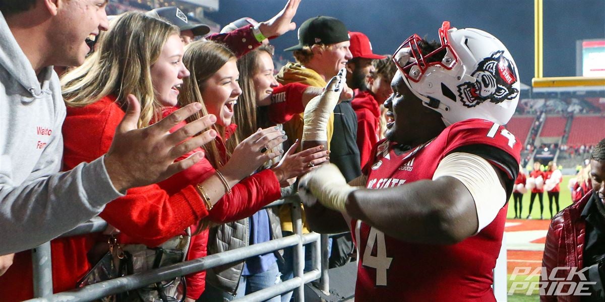 NC State OL Anthony Belton on Friday night blackout game vs