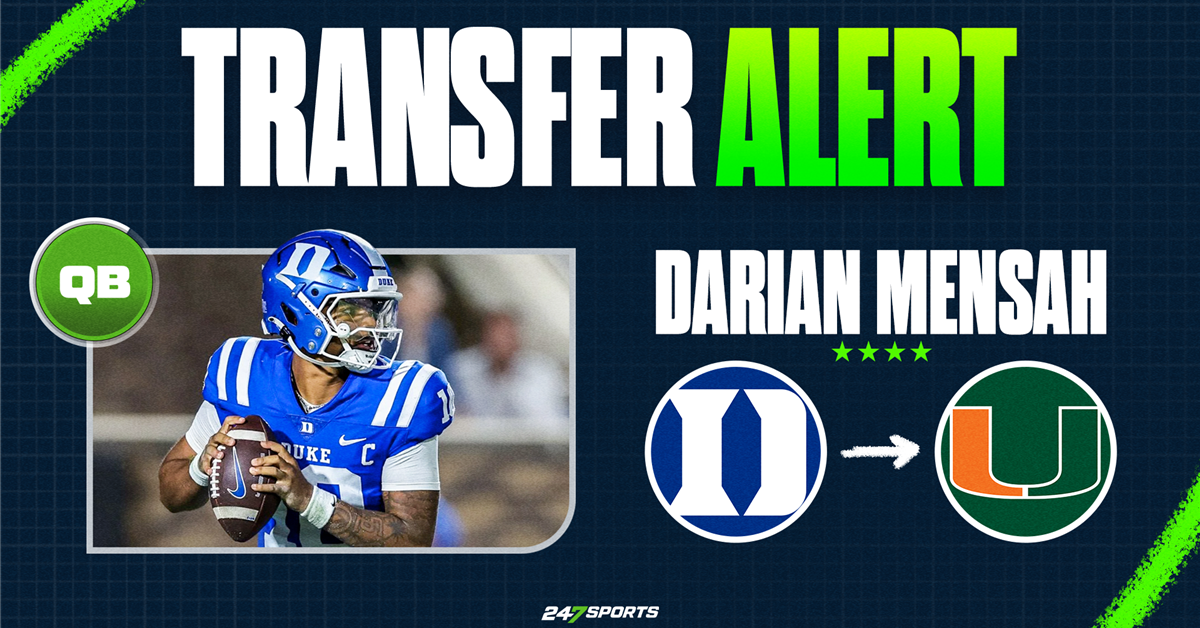Duke QB Darian Mensah will transfer to Miami - 247Sports