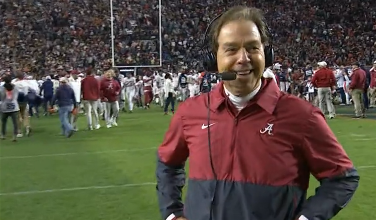 nick saban iron bowl