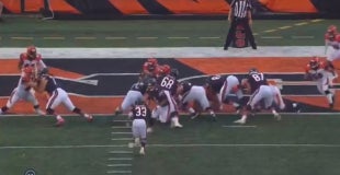 Taquan Mizzell scores Bears first offensive touchdown Taquan Mizzell scores Bears first offensive touchdown
