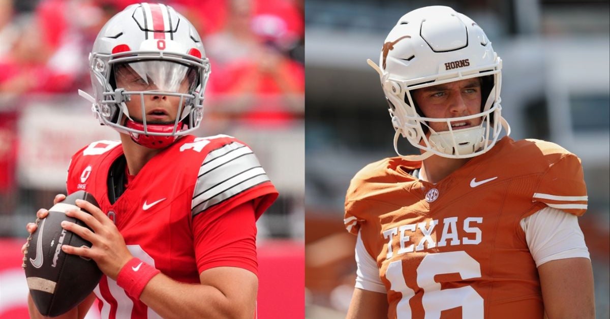 Julian Sayin, Arch Manning meet again as 'totally different' quarterbacks from Ohio State-Texas last year