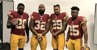 Redskins players turn out for picture and media day Redskins players turn out for picture and media day