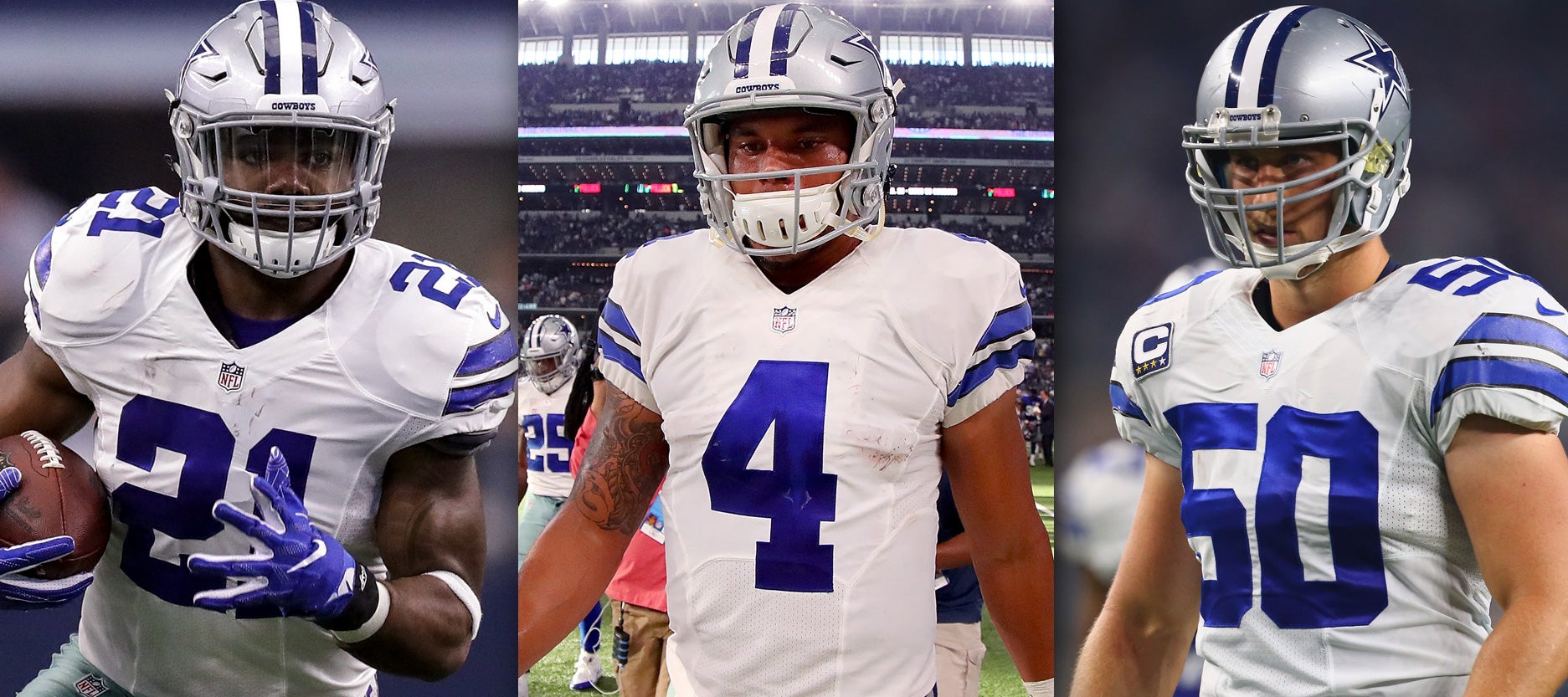 Cowboys rookies Ezekiel Elliott and Dak Prescott lead the NFL in Pro Bowl  voting