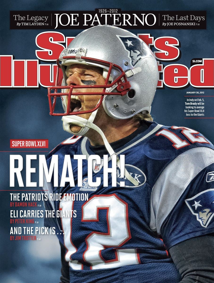 New England Patriots Qb Tom Brady, Super Bowl Xxxviii Sports Illustrated  Cover by Sports Illustrated