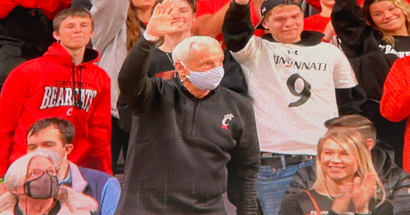 Roy Williams Sits Courtside for Cincinnati and Wes Miller Roy Williams Sits Courtside for Cincinnati and Wes Miller