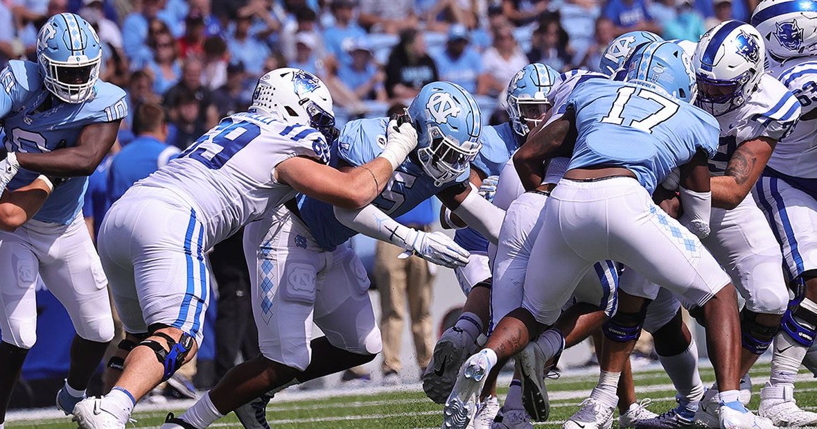 UNC's Defensive Front Pushes Forward Against Duke UNC's Defensive Front Pushes Forward Against Duke