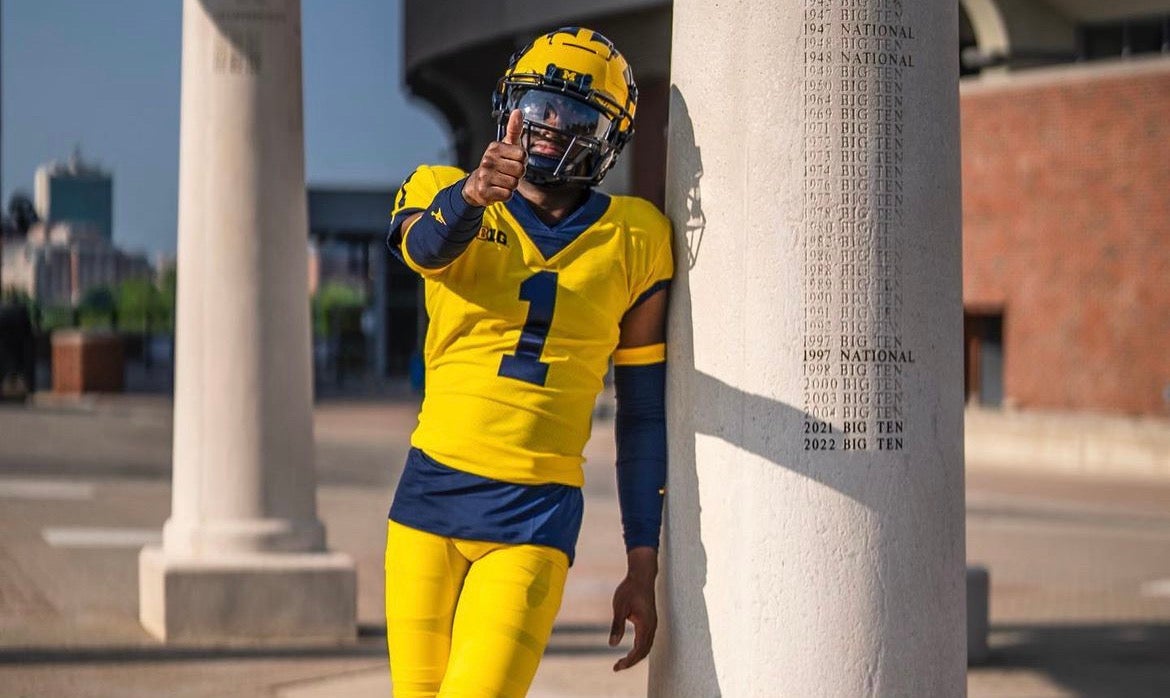 Michigan football WR Roman Wilson switches to No. 1 jersey