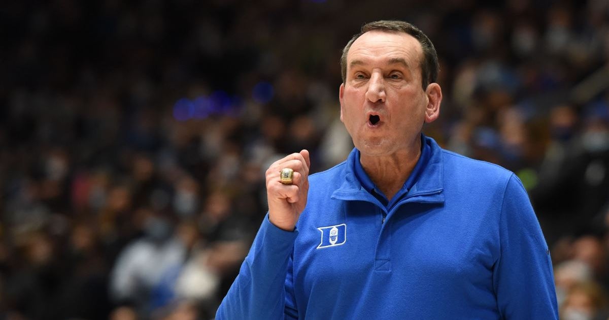 Duke basketball: Mike Krzyzewski attends first Blue Devil game since  retirement