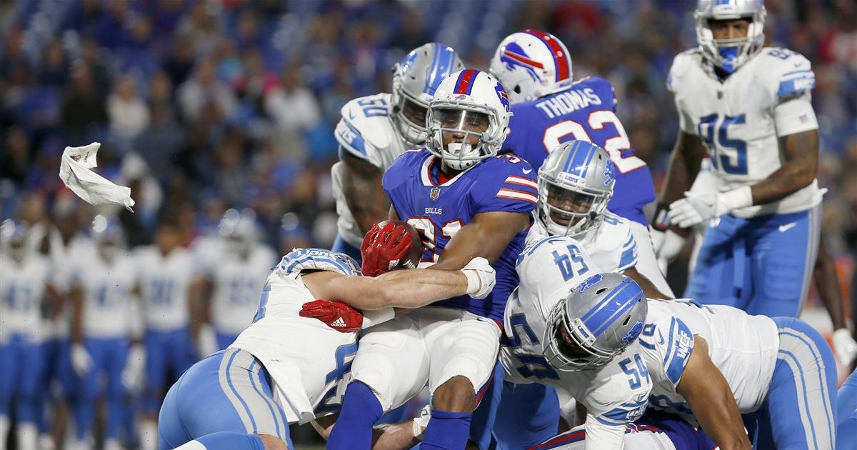 What channel are the Detroit Lions playing on today