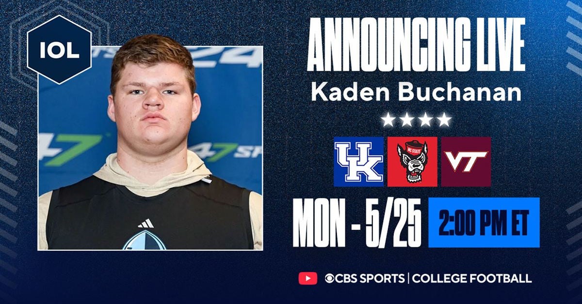 Top247 OL Kaden Buchanan to commit Monday on CBS Sports