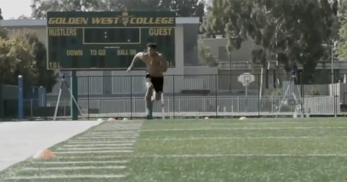 Watch: Justin Fields runs 4.41 40-yard dash