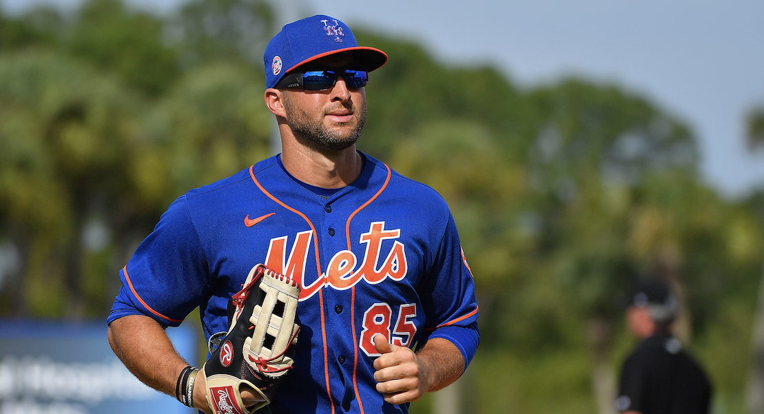 Tim Tebow vying for roster spot with York Mets