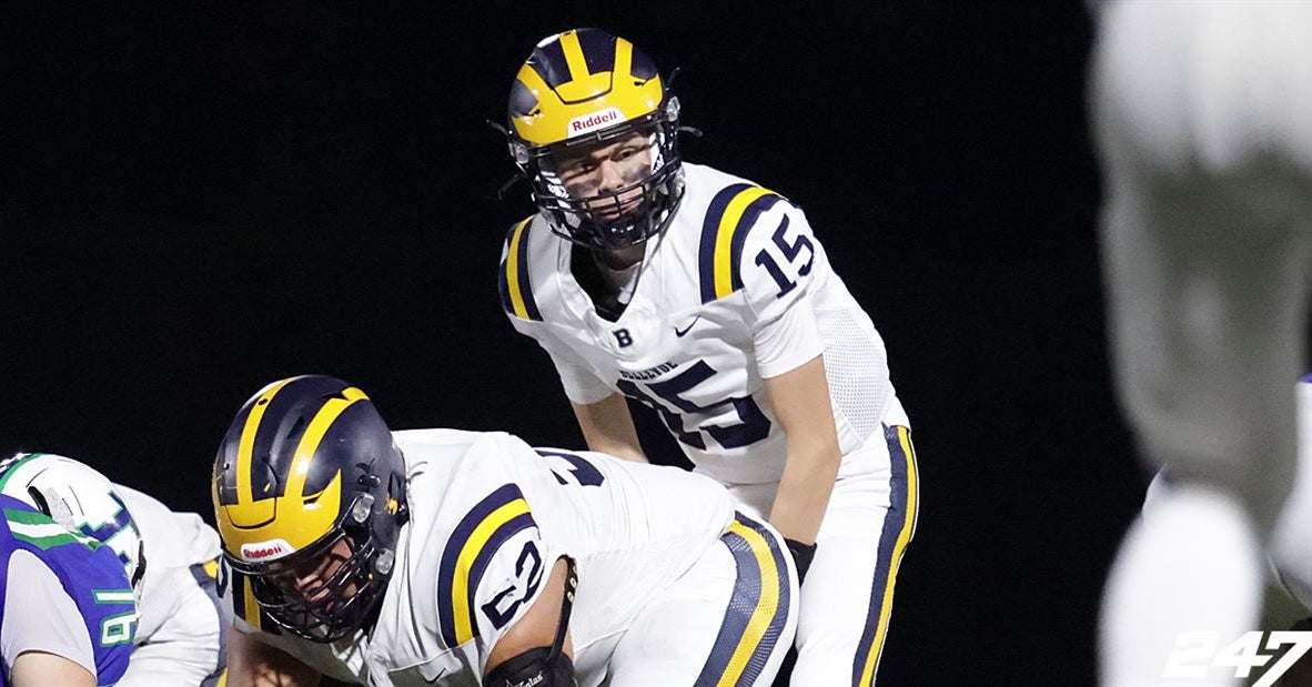 Lucas Razer 2024 Bellevue QB Lucas Razore Dreams of Winning Second State Title
