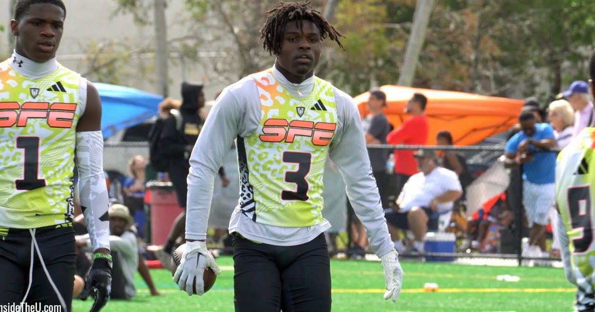 VIDEO 2024 WR Chance Robinson at Battle Miami 7v7 Tournament