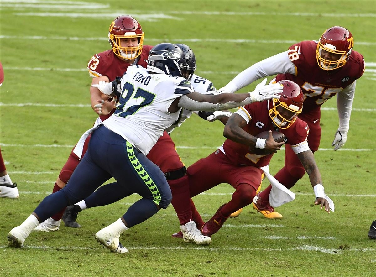 Texas Longhorns in the NFL: Seattle Seahawks DT Poona Ford went off against  the Arizona Cardinals - Burnt Orange Nation