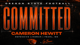 JUCO DL Commit Cameron Hewitt Breaks Down His Decision To Choose OSU