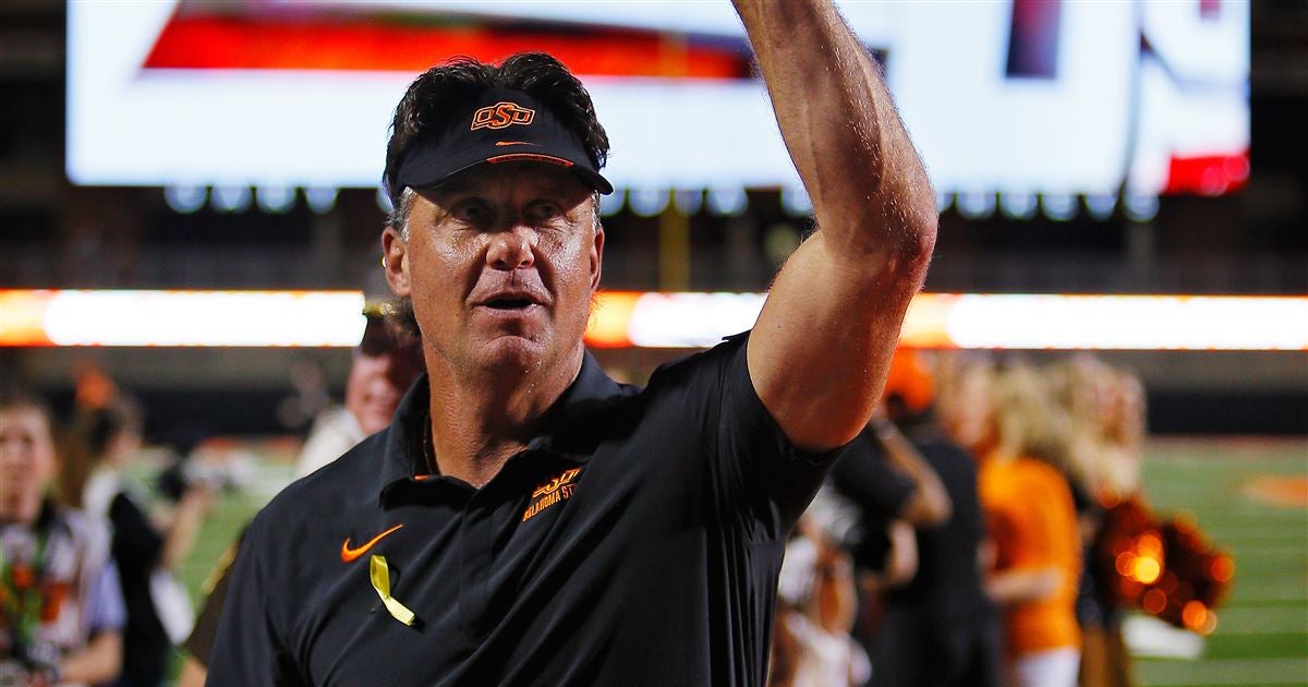 Oklahoma State football coach Mike Gundy responds to Bedlam series with