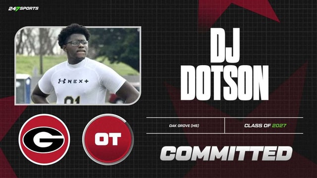 Offensive tackle DJ Dotson commits to Georgia Bulldogs following official visit